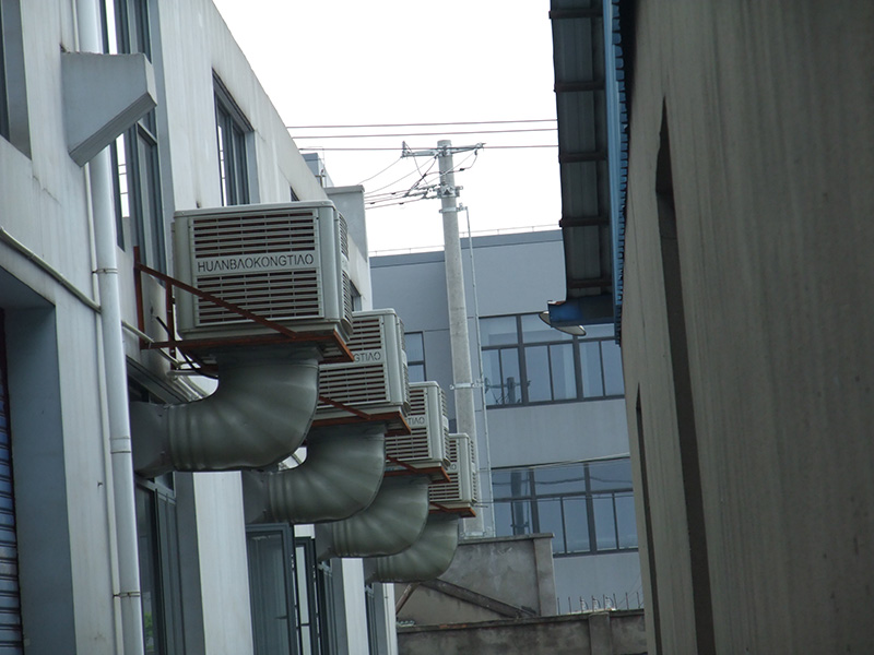 冷壓機加工車間通風(fēng)降溫