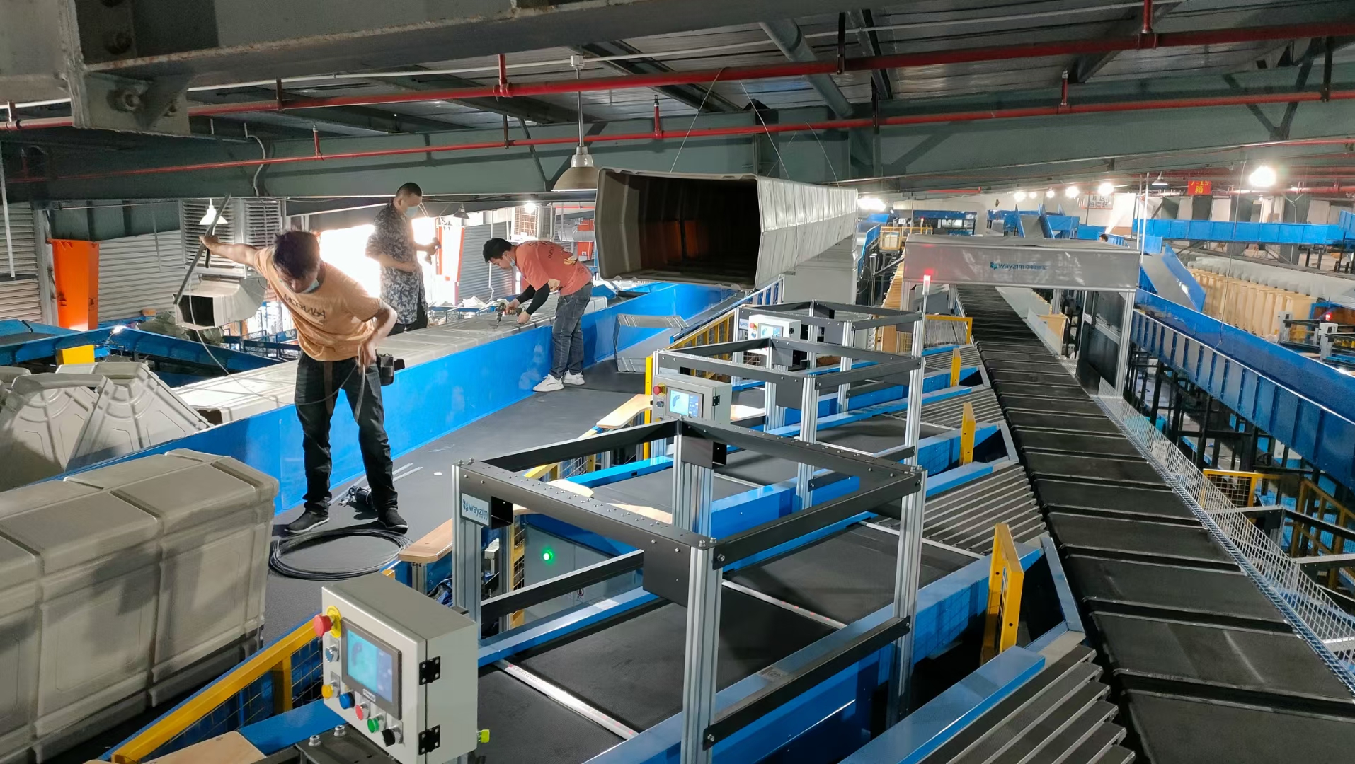 物流快遞轉運中心通風降溫案例